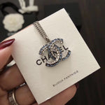 Chanel Denim Blue系列耳釘和项链