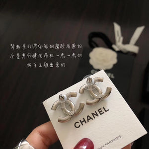 Chanel Denim Blue系列耳釘和项链