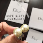 Dior最新珍珠耳釘